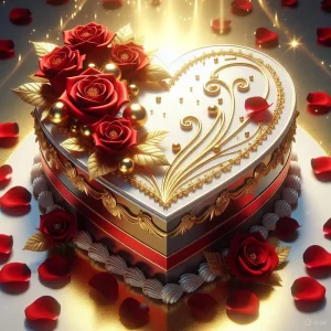Heart of Gold Cake